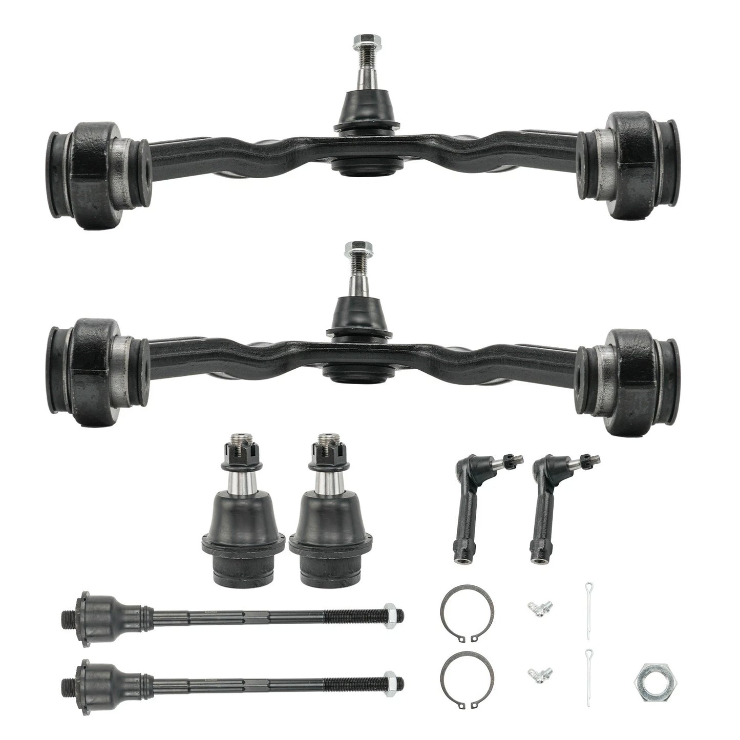 8PC Front Control Arm & Tie Rod Kit for Chevy Silverado 1500 Tahoe (1999–2003)