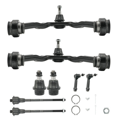 8PC Front Control Arm & Tie Rod Kit for Chevy Silverado 1500 Tahoe (1999–2003)