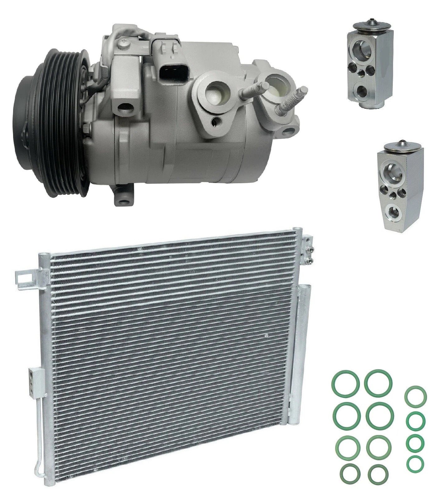 AC Compressor Kit w Condenser for Dodge Durango 5.7L (2020–2024)