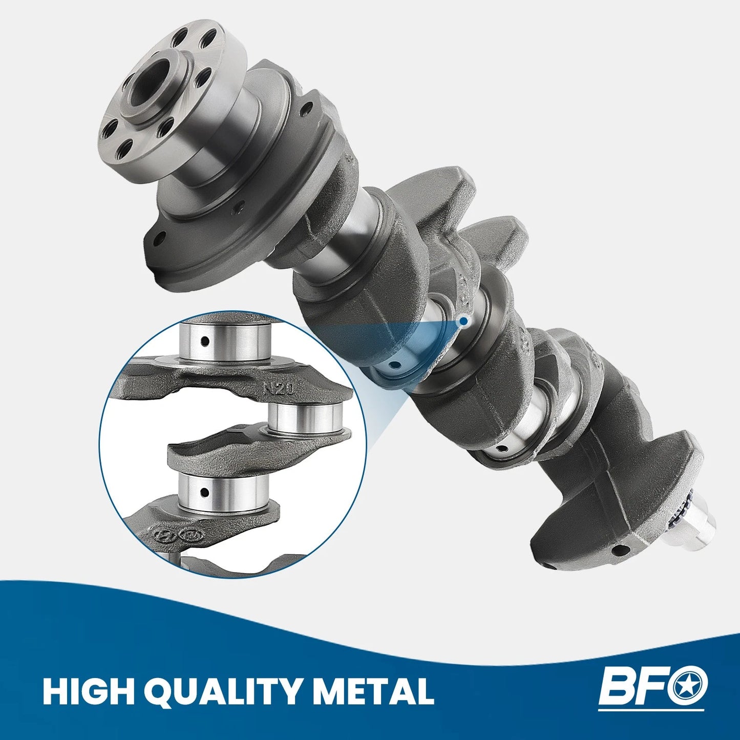 Crankshaft for Hyundai Elantra Kona 2017–2020 (2.0L Engine)
