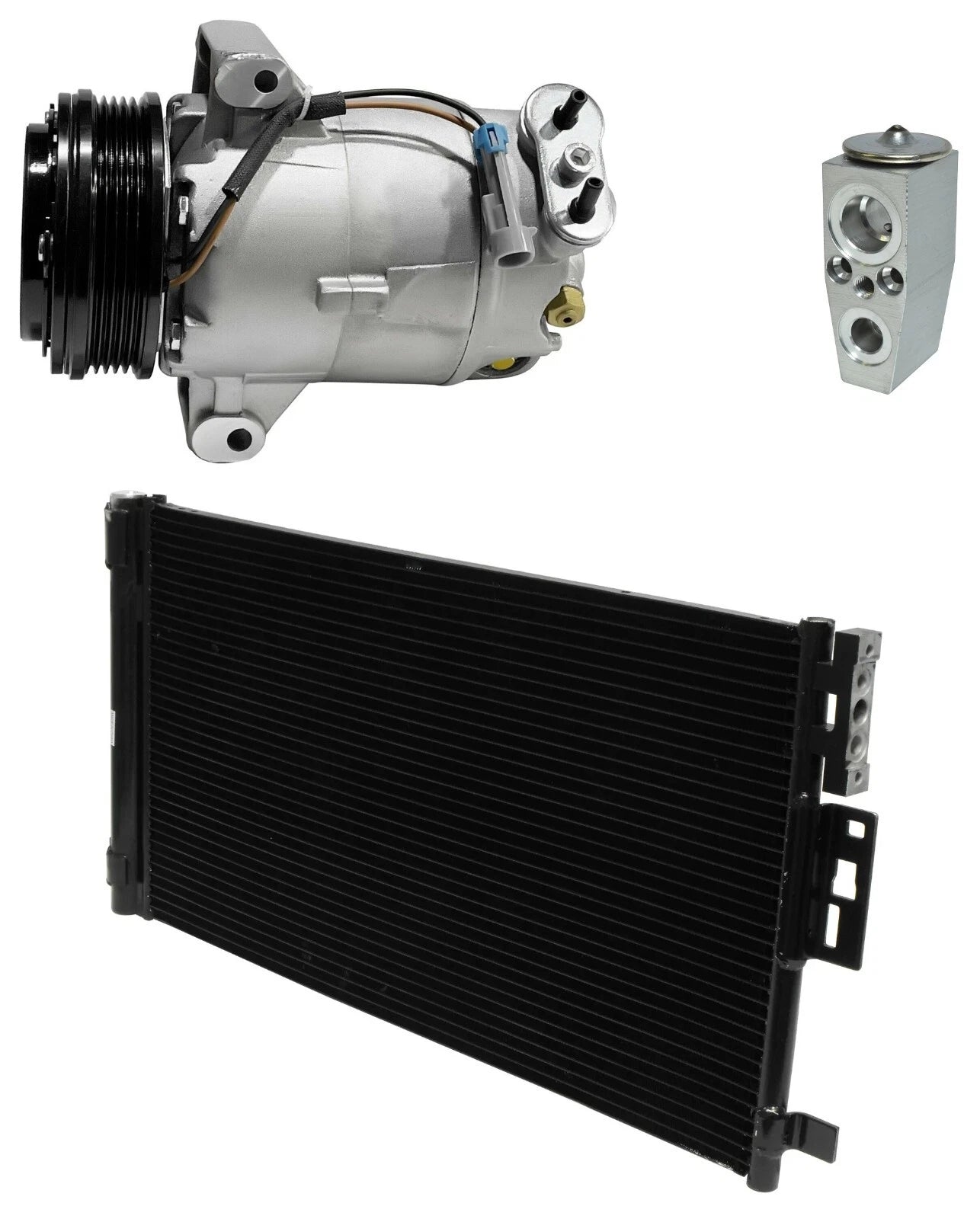 AC Compressor Kit with Condenser for Saturn Ion 2.2L (2003–2007)