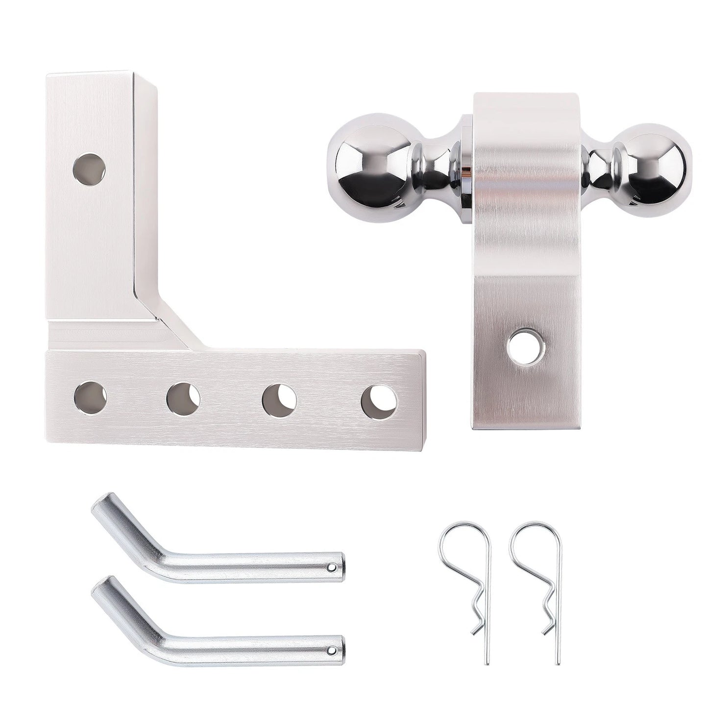 6" Trailer Raise/Drop with Double Mount 2" Standard Receiver for 4-Level Lift 