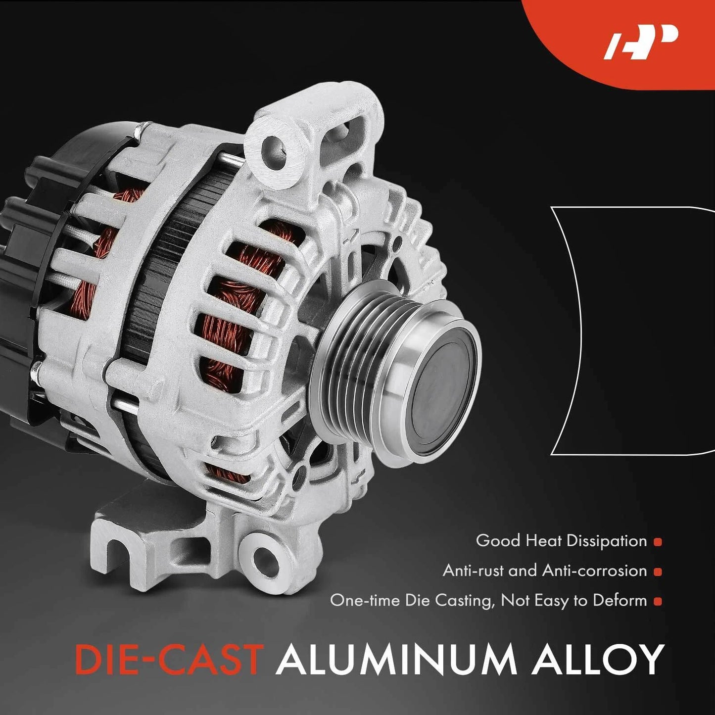 Alternator for Chevrolet Camaro, Colorado, GMC Canyon V6 3.6L (2010–2012)