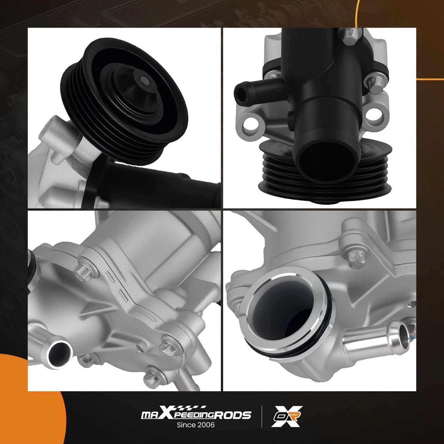Certified Water Pump for Mercedes B250 CLA250 GLA250 (2015–2019)