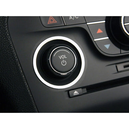 Dash Trim Rings for Polished Stainless with Volume Tuner for Dodge Charger (2011–2013)