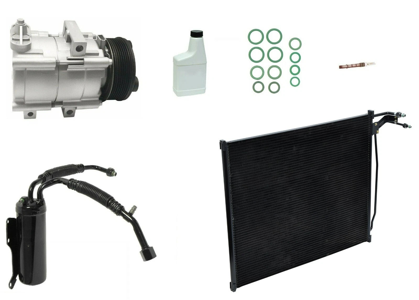 AC Compressor Kit with Condenser for Lexus LX470 (1998–2007)