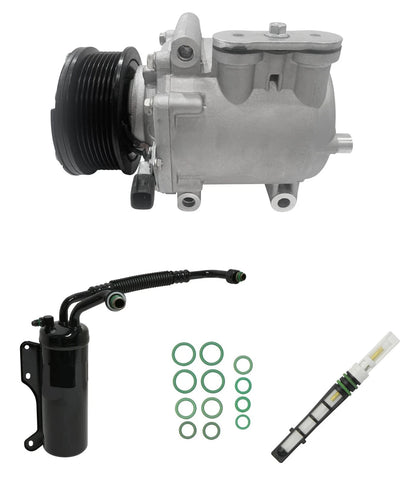 AC Compressor Kit Replacement for Ford E-350 Econoline Club Wagon (2002–2002)