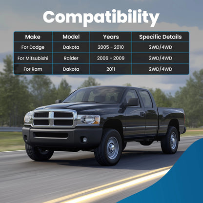Front Upper Control Arms and Ball Joints Assembly for Dodge Dakota (2005–2011)
