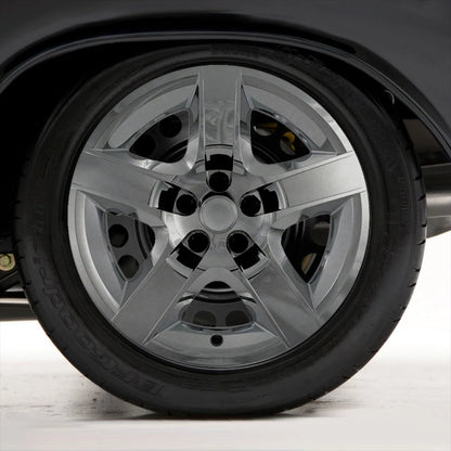 17" Chrome Set of 4 Wheel Covers Full Rim Hub Caps fit R17 Tire & Steel Wheels