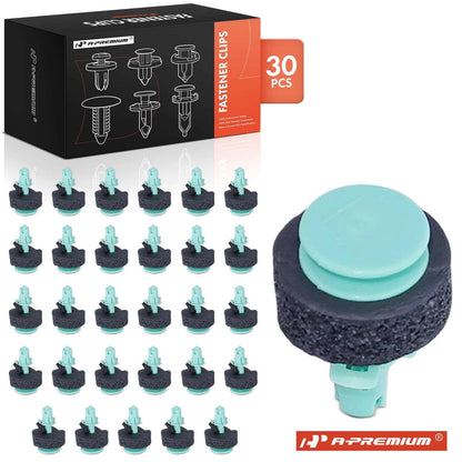 30Pcs 8mm Nylon Retainer Clips for Buick LeSabre (1999–2005)