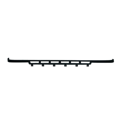 Replacement Black Textured Plastic Front Lower Valance Panel w/Accent Color