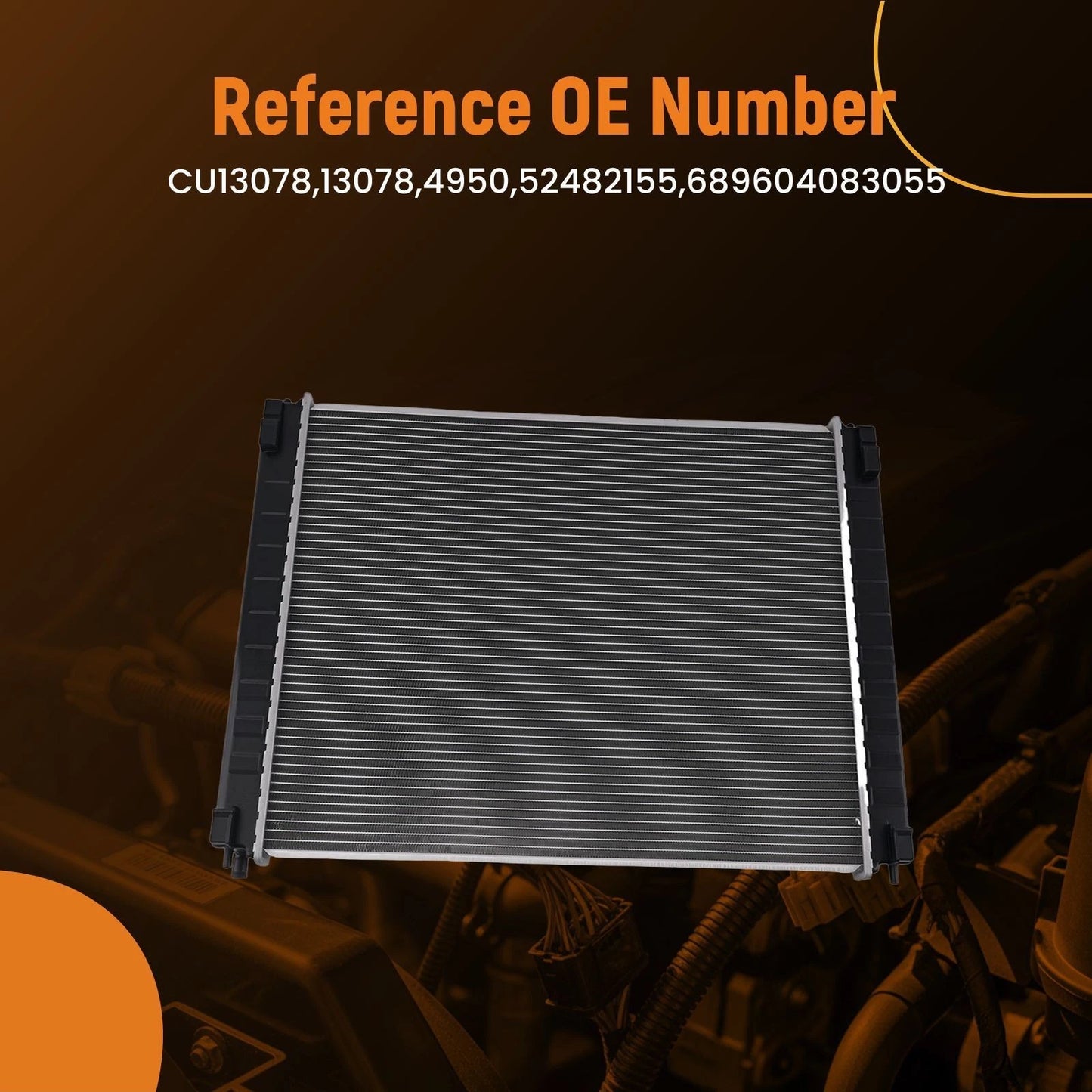 Aluminum Core Radiator for Infiniti EX37 QX50 (2013–2017)