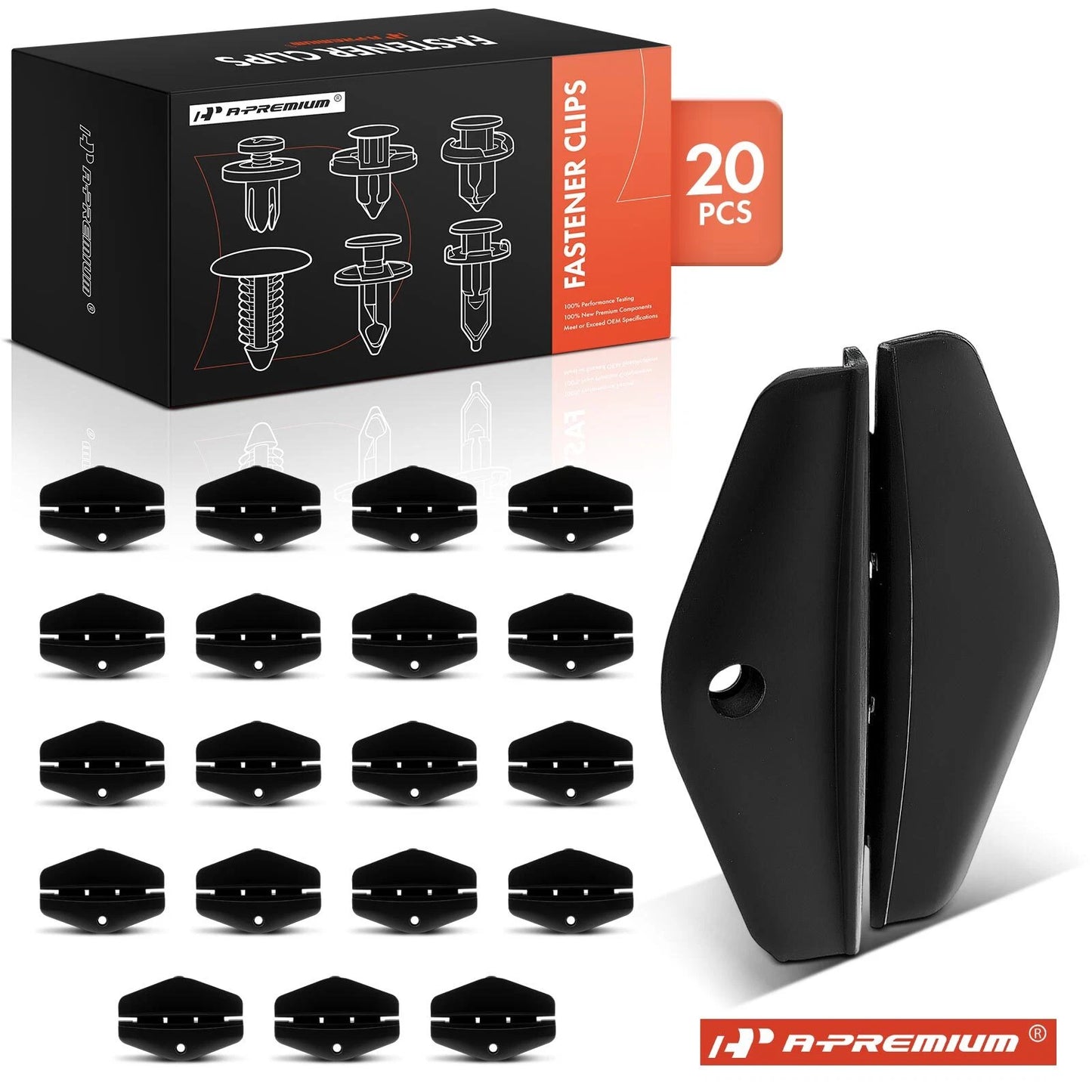 20Pcs Nylon Front Door Window Clips for Buick Cadillac