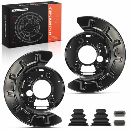 2X Rear Brake Dust Shield for Chevy Silverado GMC Sierra 2500 3500 HD (2001–2023)