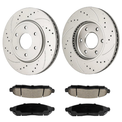 Front Brake Kit for Nissan Frontier & Suzuki Equator (2005–2019)
