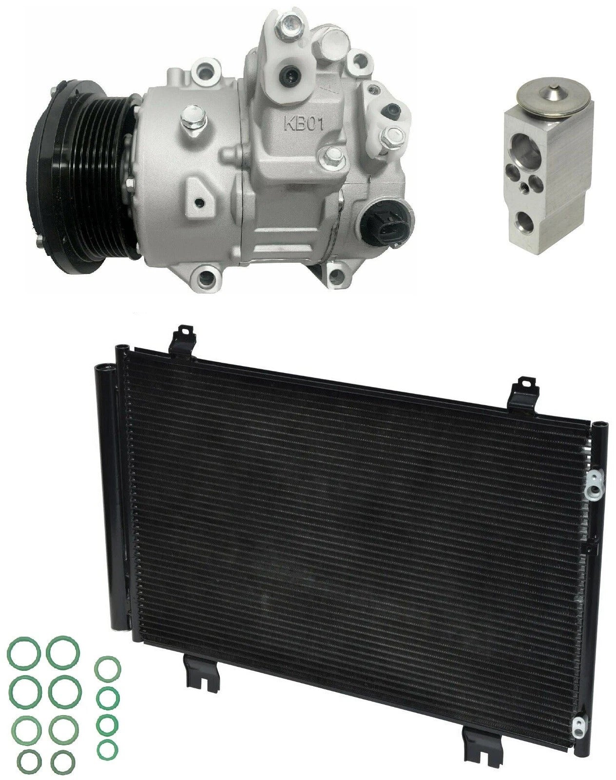 A/C Compressor Kit With Condenser for Lexus LS460 4.6L (2017–2017)