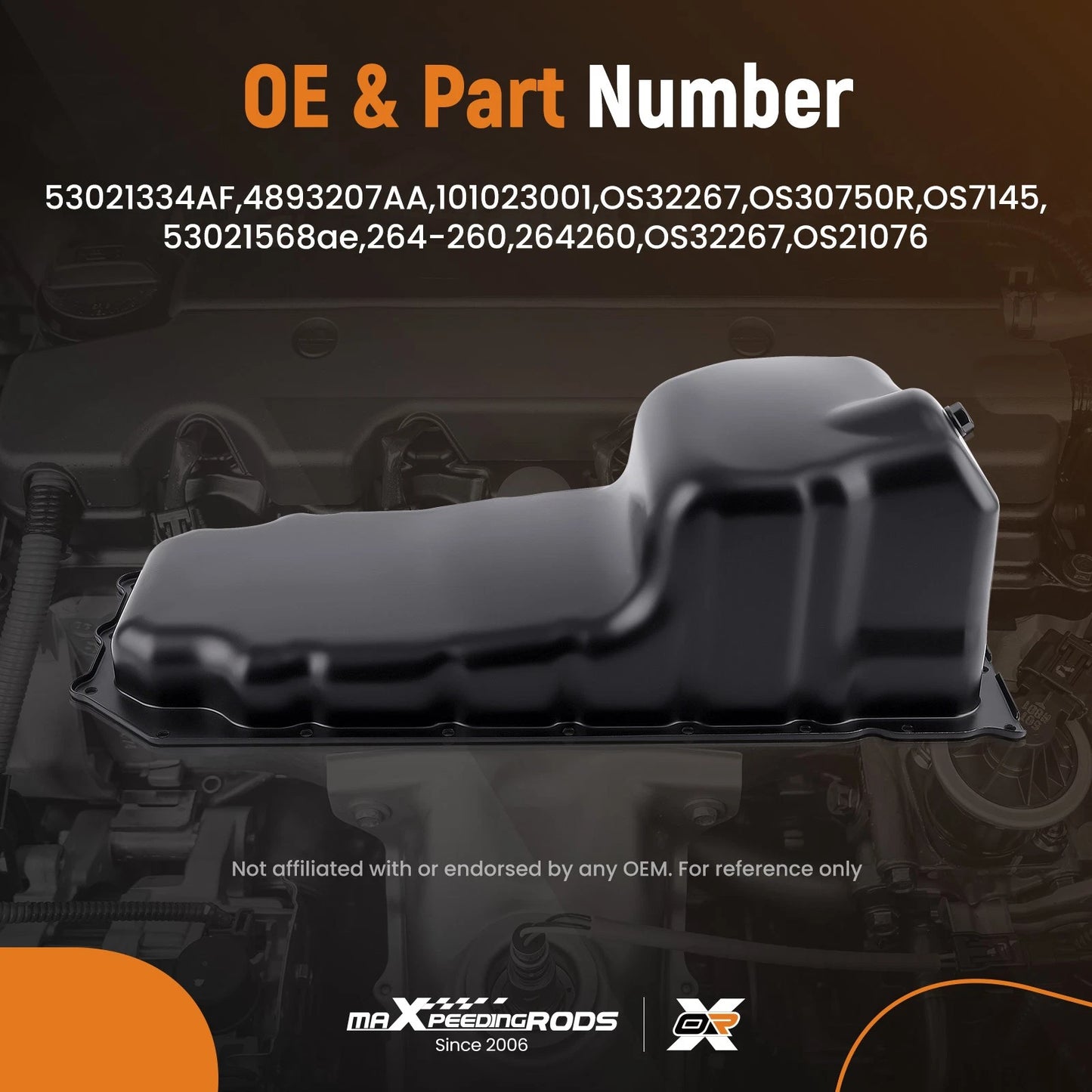 Engine Oil Pan for Ram 1500 2500 3500 (2011–2019)