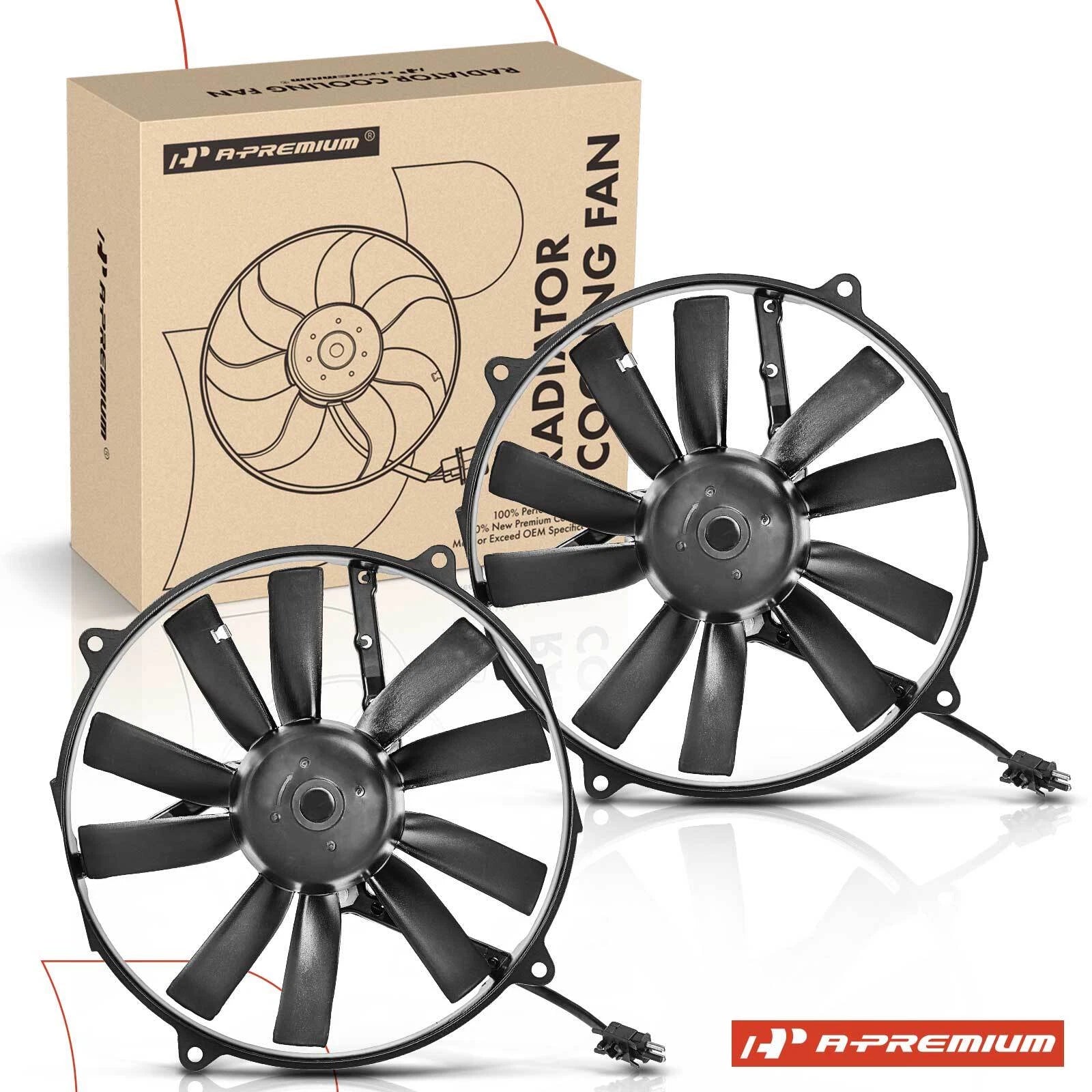 2X Cooling Fan Assembly for Mercedes-Benz E300 E320 300CE 400E (1995)