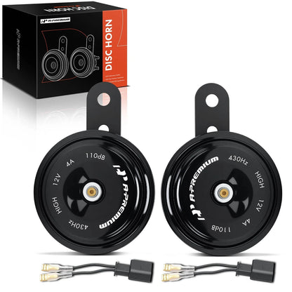 2x Disc Horn with 2 Wire Connectors for VW Jetta