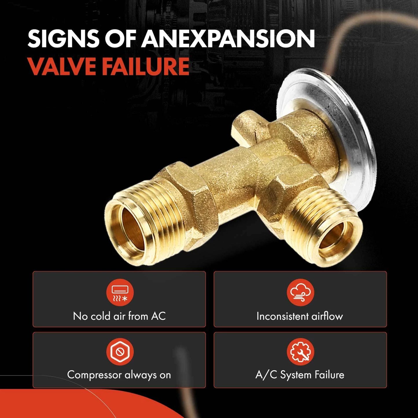 A/C Expansion Valve for Chevy Express 1500 2500 3500 (1992–1995)