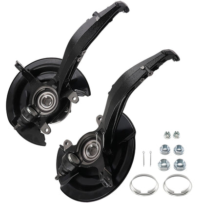 Front Wheel Bearing Hub w/ Knuckle Pair for Honda Accord 2003–2007 2.4L