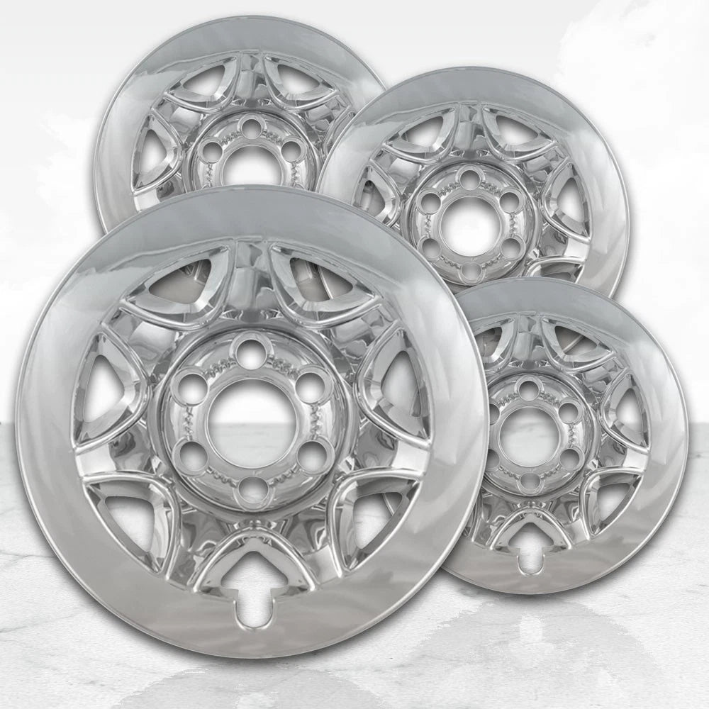 17" Chrome Wheel Skins (Set of 4) for 2015-2017 Chevy Tahoe - Style B