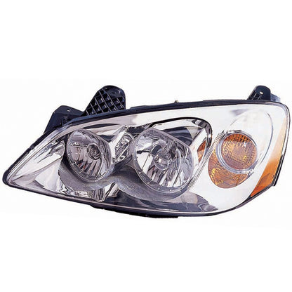 Head Light Assembly Driver Side Replacement w Amber Lens for Pontiac G6 (2005–2010)