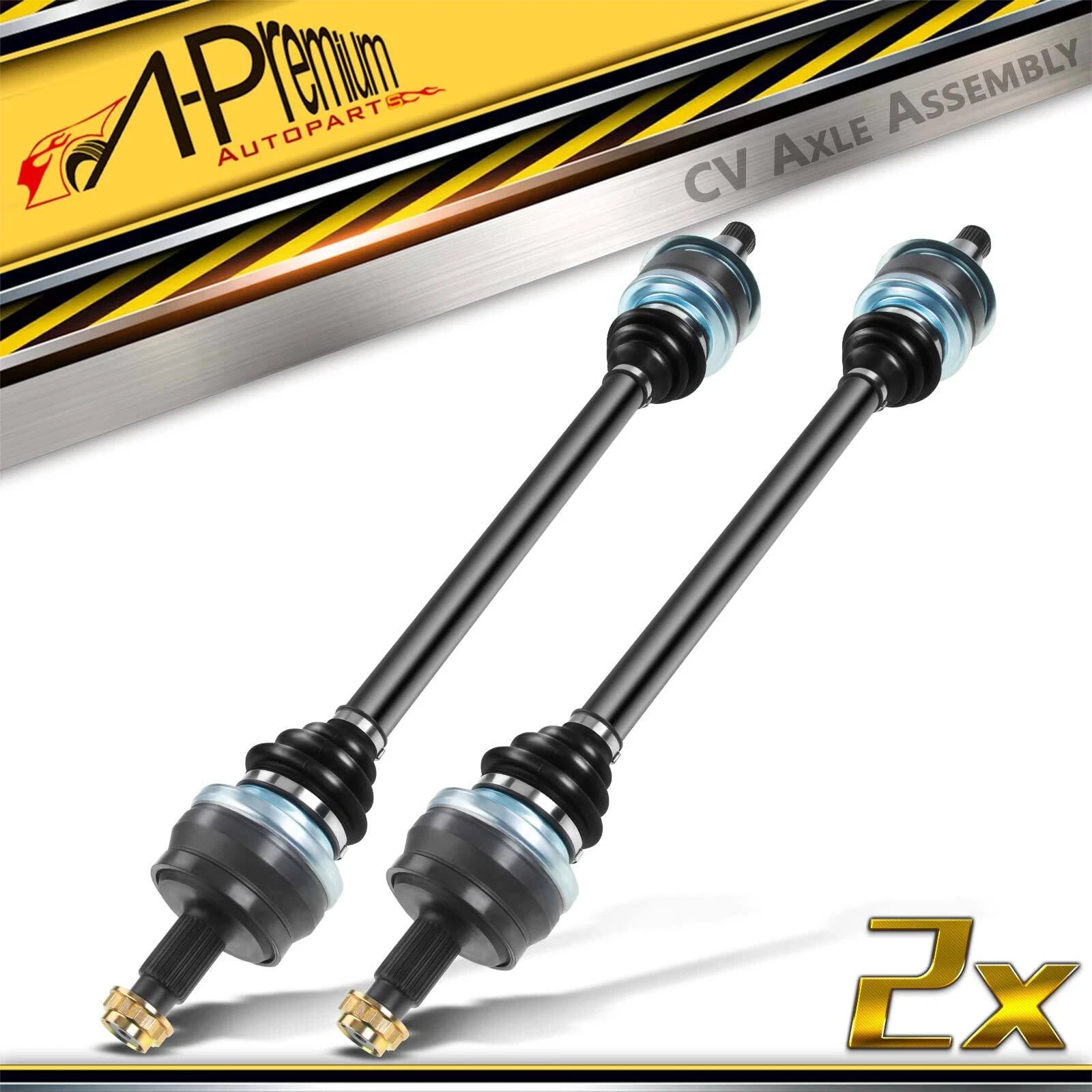 2X Rear CV Axle Assembly for Mercedes-Benz W204 C350 C300 (2008–2014)