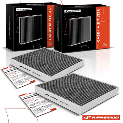 2X Activated Carbon Cabin Air Filter for Chevrolet Tahoe Cadillac ATS (2015–2020)