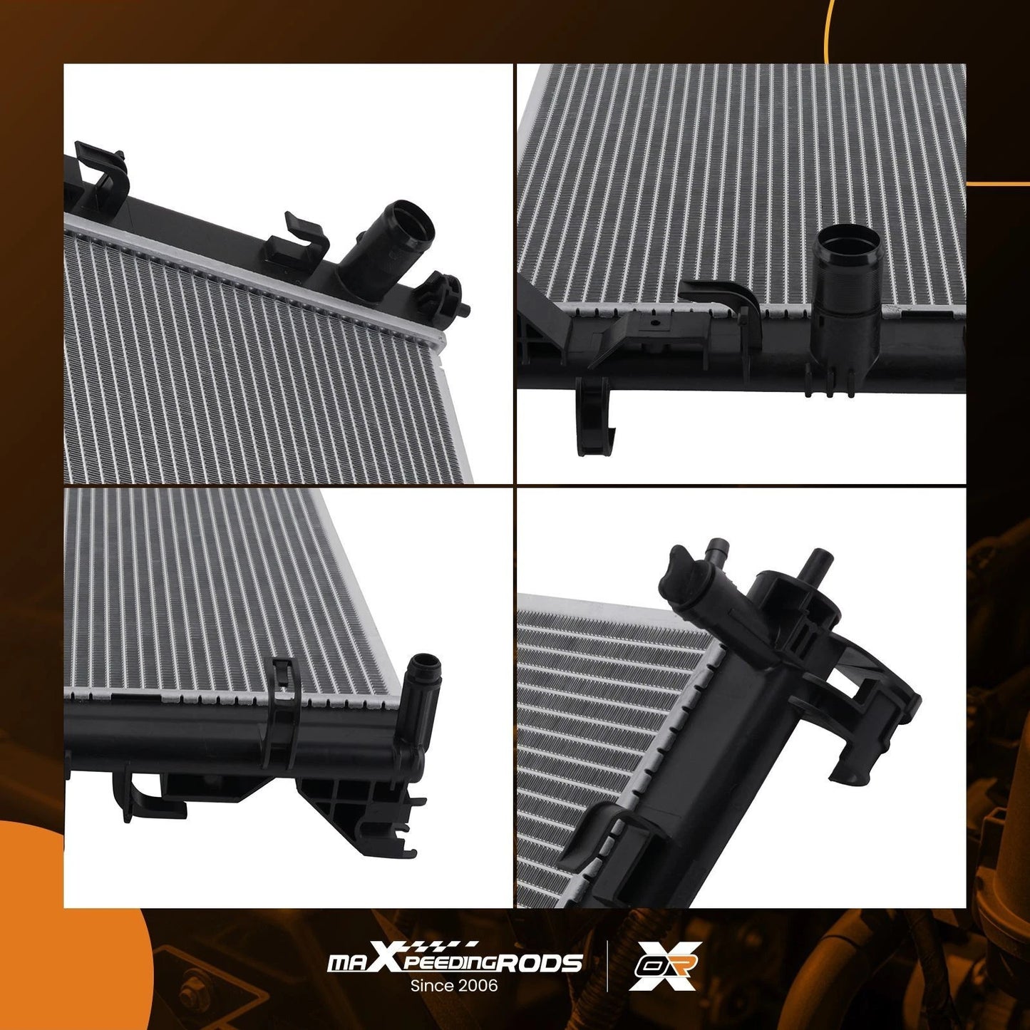 Aluminum Tank Radiator for Nissan Sentra 2.0L (2020–2022) Crossflow