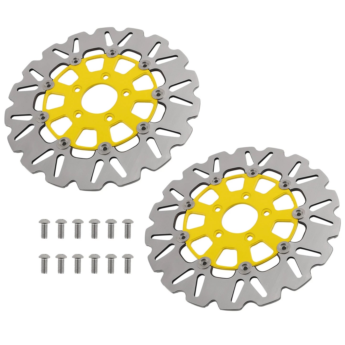 2x Front Brake Rotor Disc for Harley-Davidson Touring Trike Softail (2008–2024)