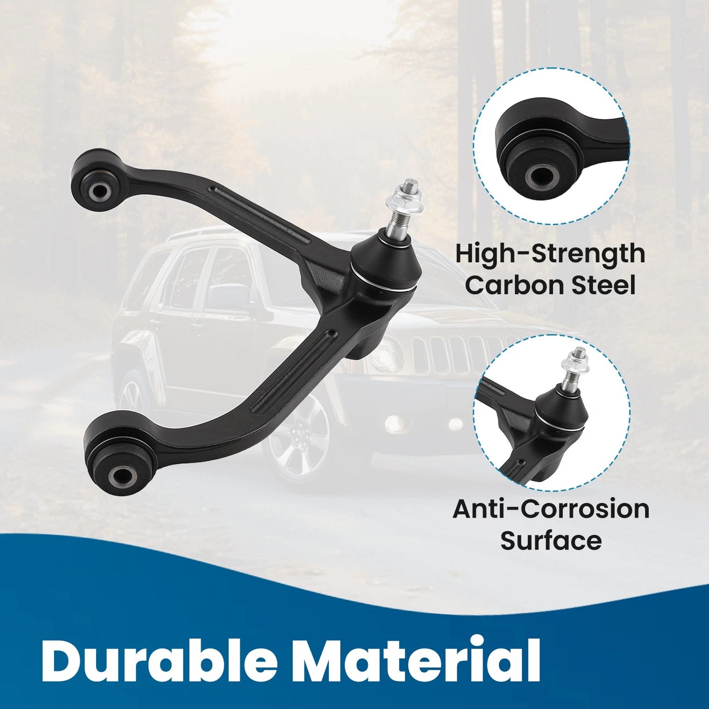 Front Upper Control Arm Ball Joint for Jeep Liberty (2002–2007)