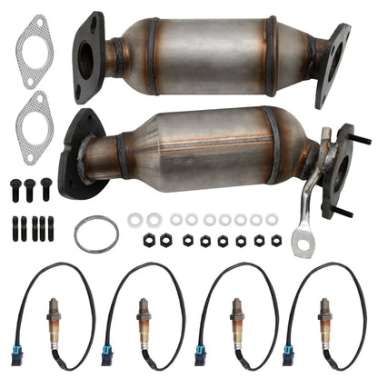 Catalytic Converter & Oxygen Sensor Kit for 3.6L V6 Buick GMC Chevrolet (2012–2017)