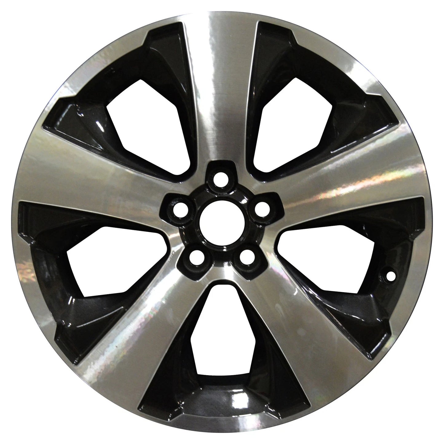 17x7 Factory Wheel Dark Graphite Charcoal Machined Bright for Subaru XV Crosstrek (2012–2017)