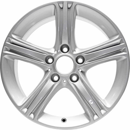 17 x 7.5 Painted Silver Alloy Wheel - Upgrade Your Auto VIA-ALY71535U20N