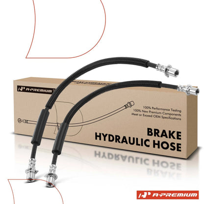 2X Rear Inner Brake Hydraulic Hose for Chevrolet Silverado 3500 HD (2001–2019)
