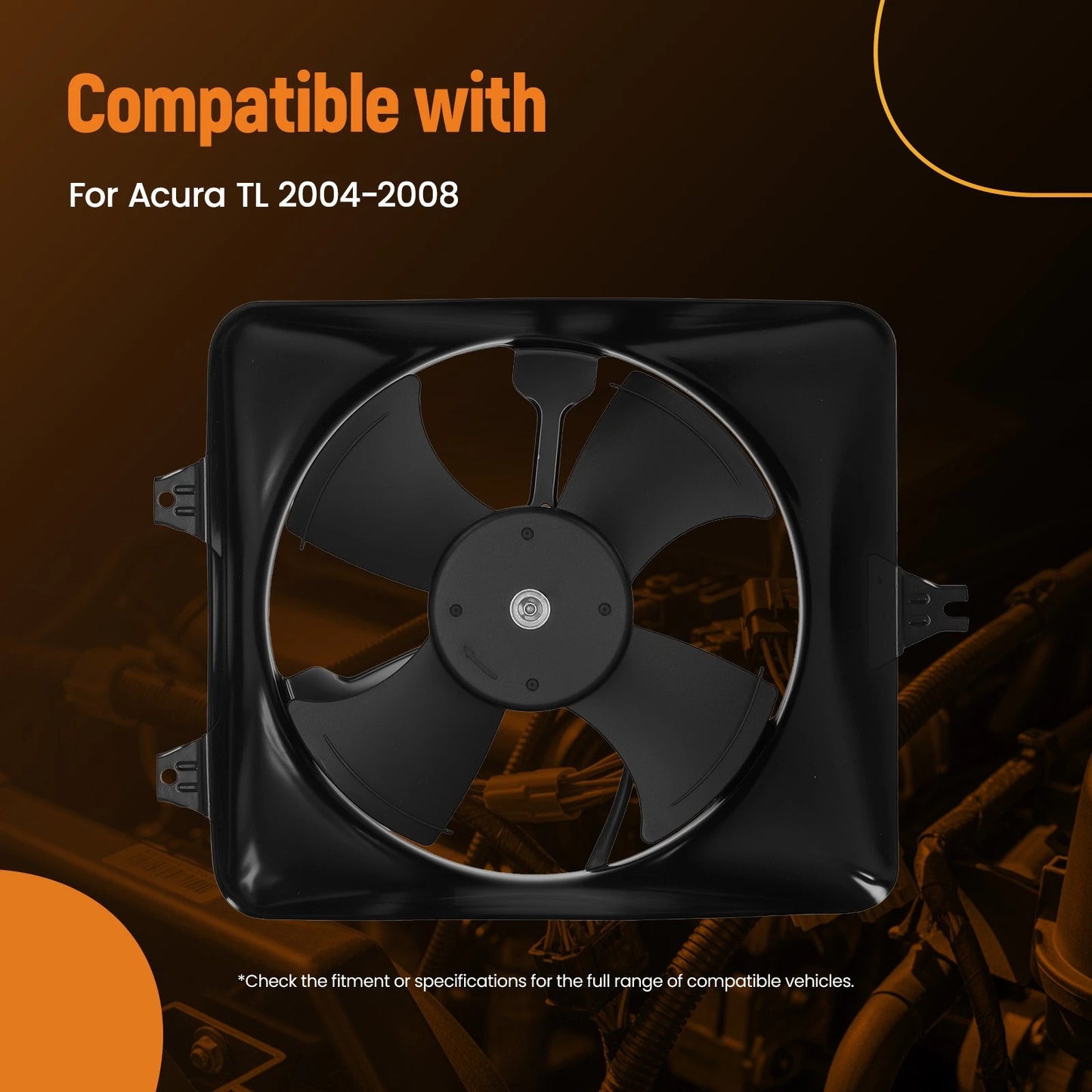 Cooling Fan Assembly for Acura TL (2004–2008)
