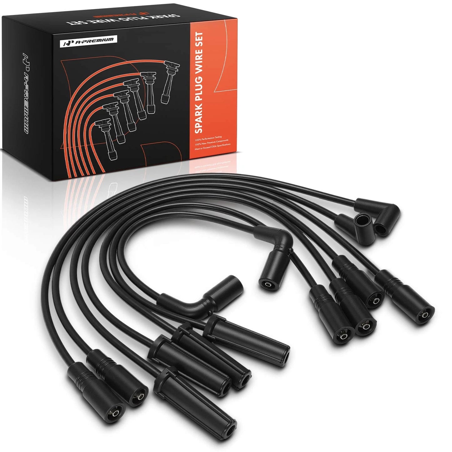 7X Spark Plug Wire Set for Chevrolet Silverado 1500 GMC Sierra 1500 (1999–2006)