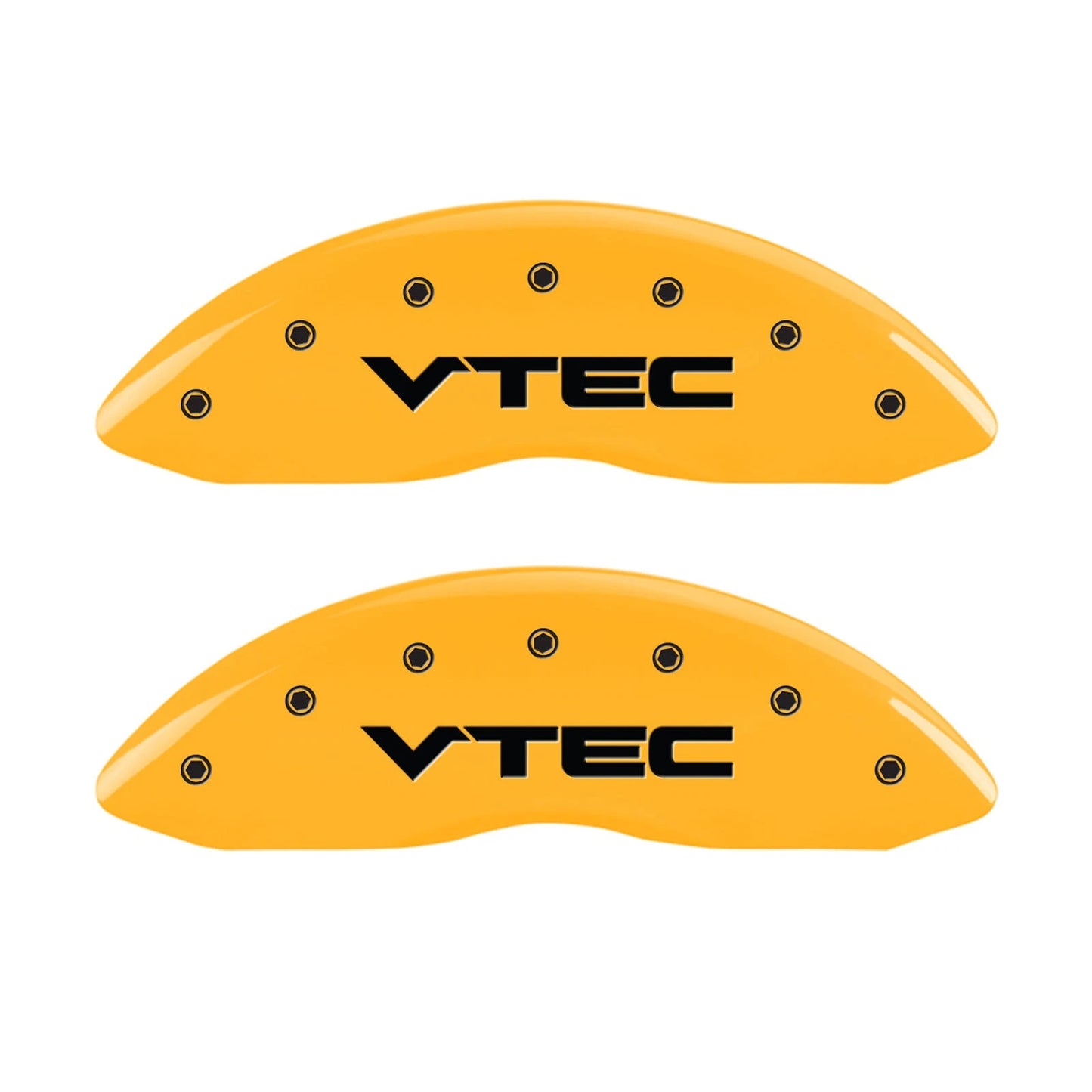 Caliper Covers Set Front and Rear Yellow for Acura MDX (2007–2013)