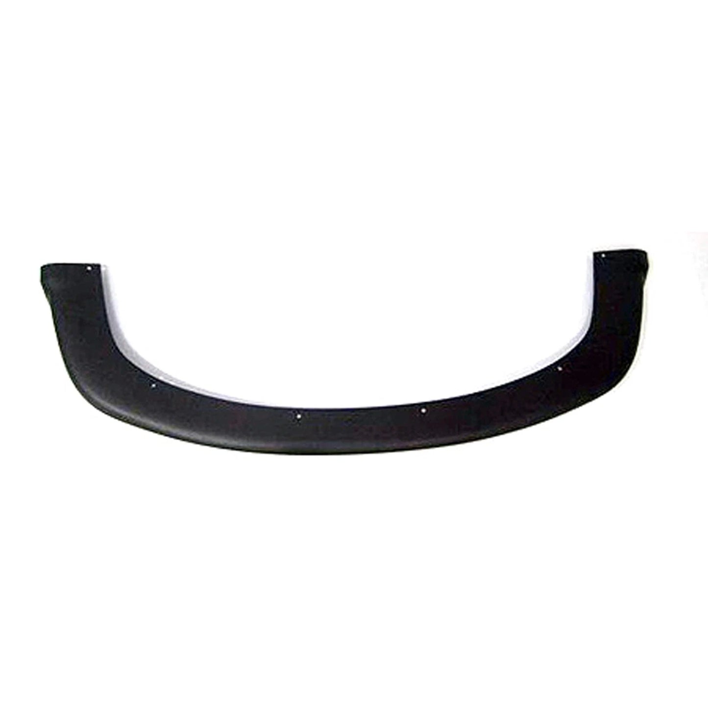 Replacement Black Textured Plastic Front Lower Bumper Valance w/o Fascia Type