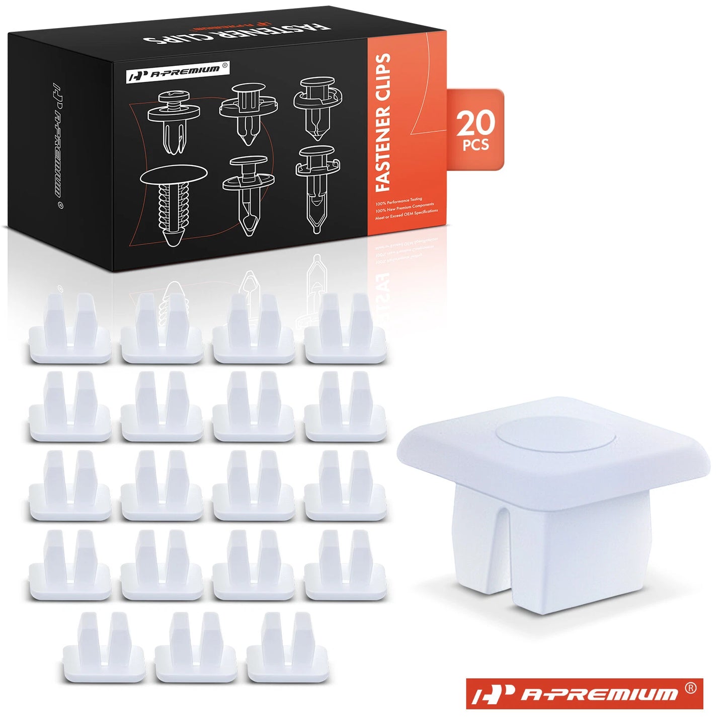 20Pcs License Plate Nut Bracket Clip for Chevy GMC