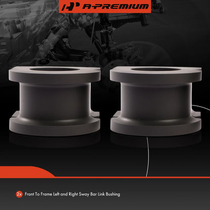 2X Front Sway Bar Bushing Kit for Chevy Silverado 1500 (2007–2018)