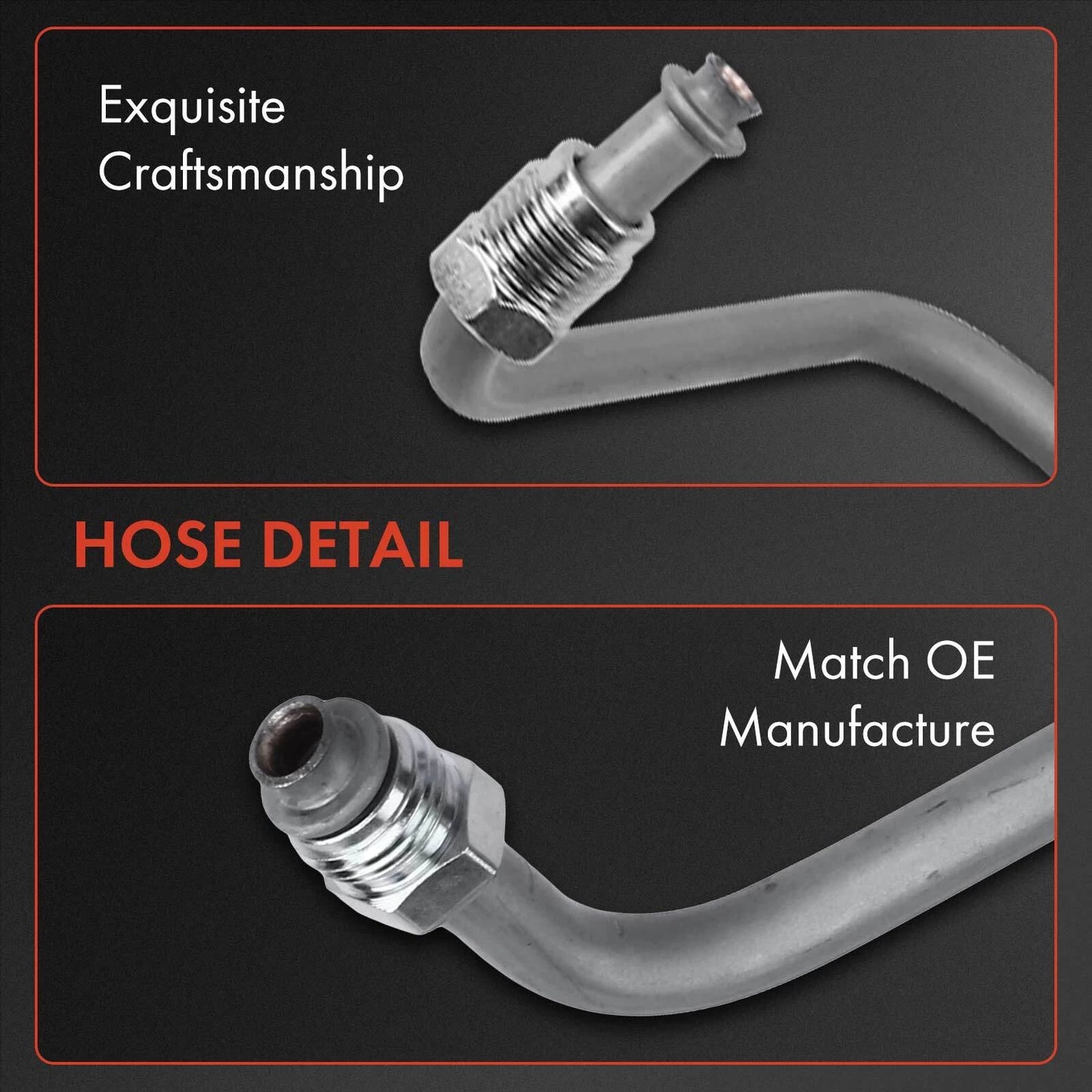 2X Power Steering Pressure & Return Line Hose for Chevy Express 2500 (2003–2023)