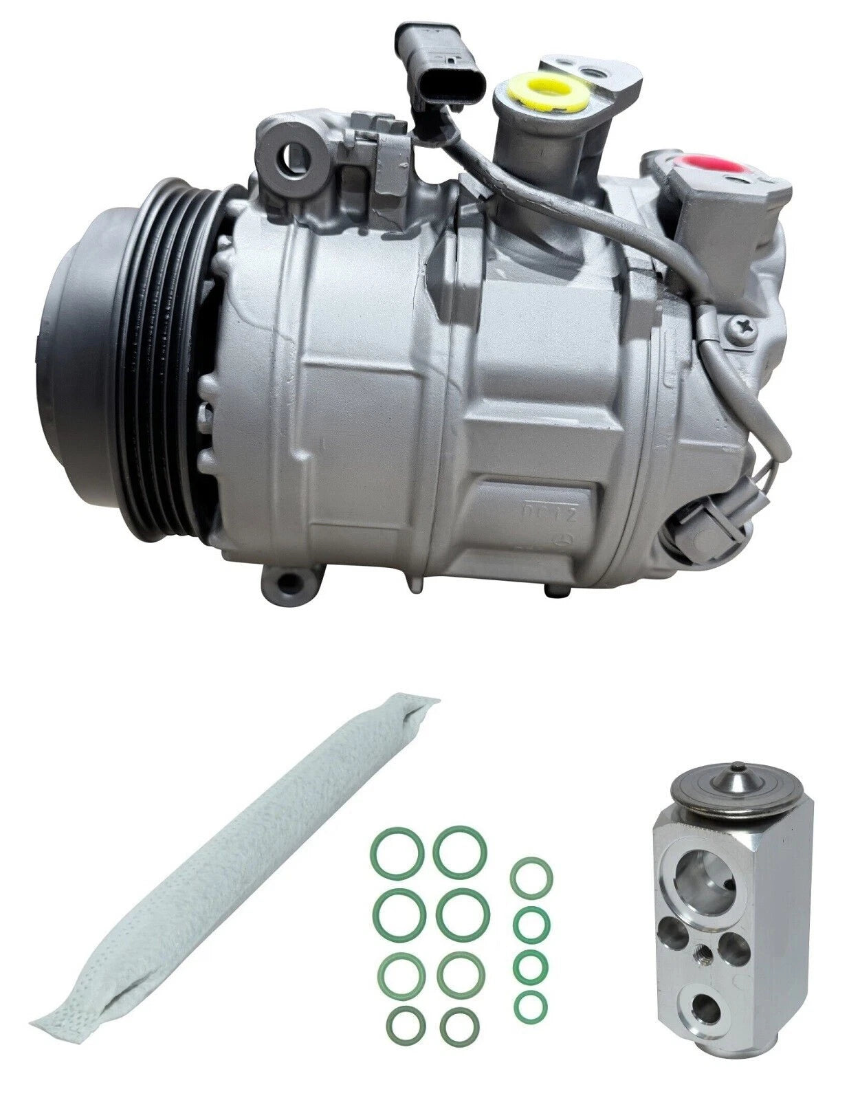 AC Compressor Kit Replacement for Mercedes-Benz C63 AMG 4.0L 2016–2016
