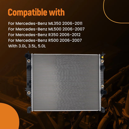 Engine Radiator for Mercedes-Benz ML350 R350 R500 (2006–2012)