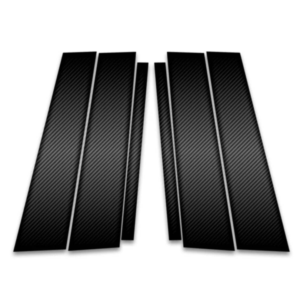 6pc Carbon Fiber Pillar Post Covers for 2020-2023 Mercedes-Benz GL Class