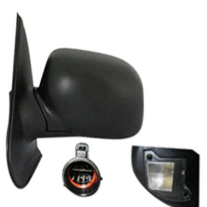 Driver Side Power Door Mirror Replacement Textured w Puddle Lamp for Jeep (2007–2018)