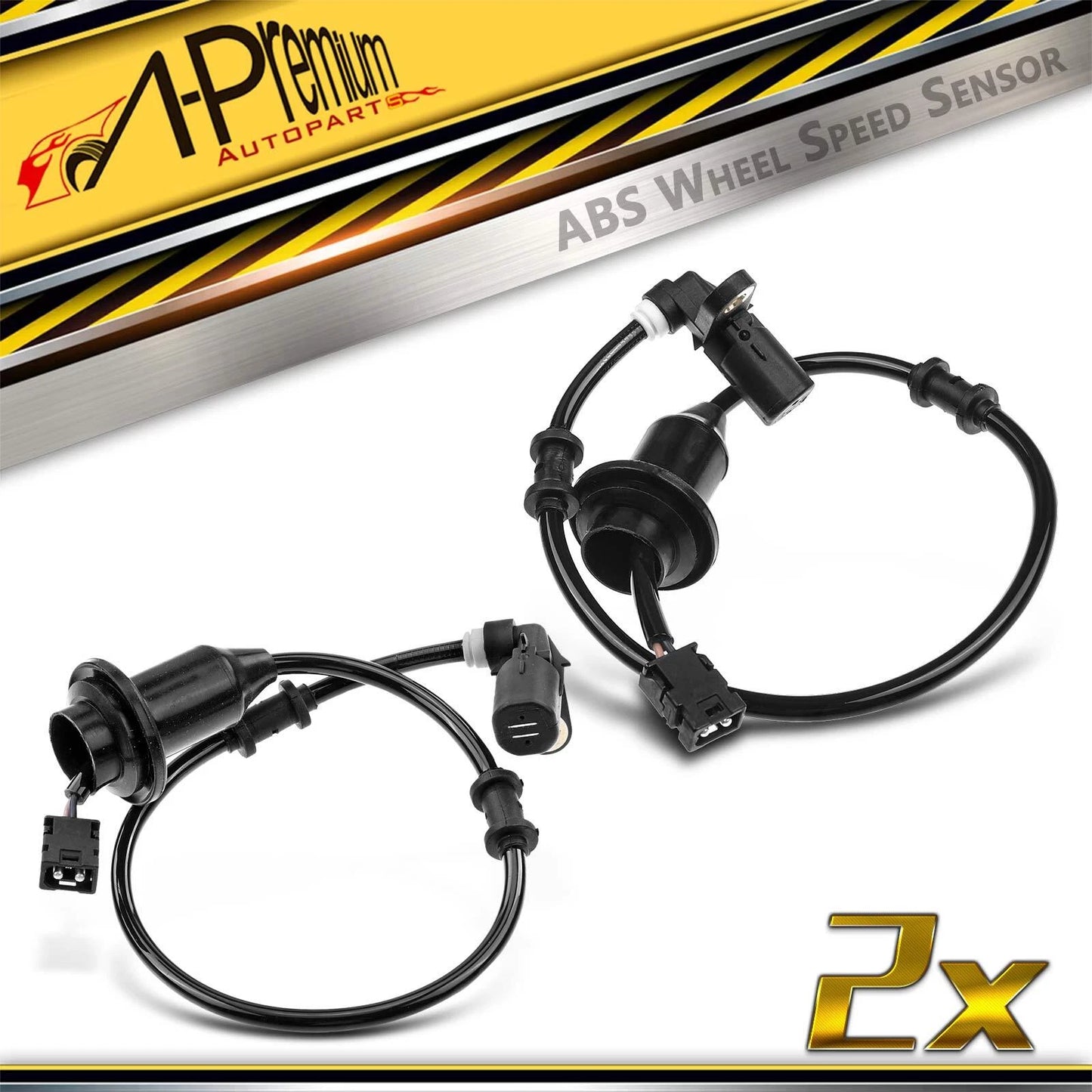 2X Rear ABS Wheel Speed Sensor for Mercedes-Benz SLK230 (1998–2000)