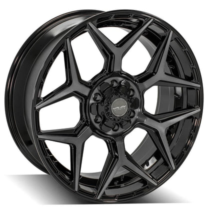 22 Inch 6 Lug Wheel Replacement with Brushed Face for Chevy K2500 (1988–2000)