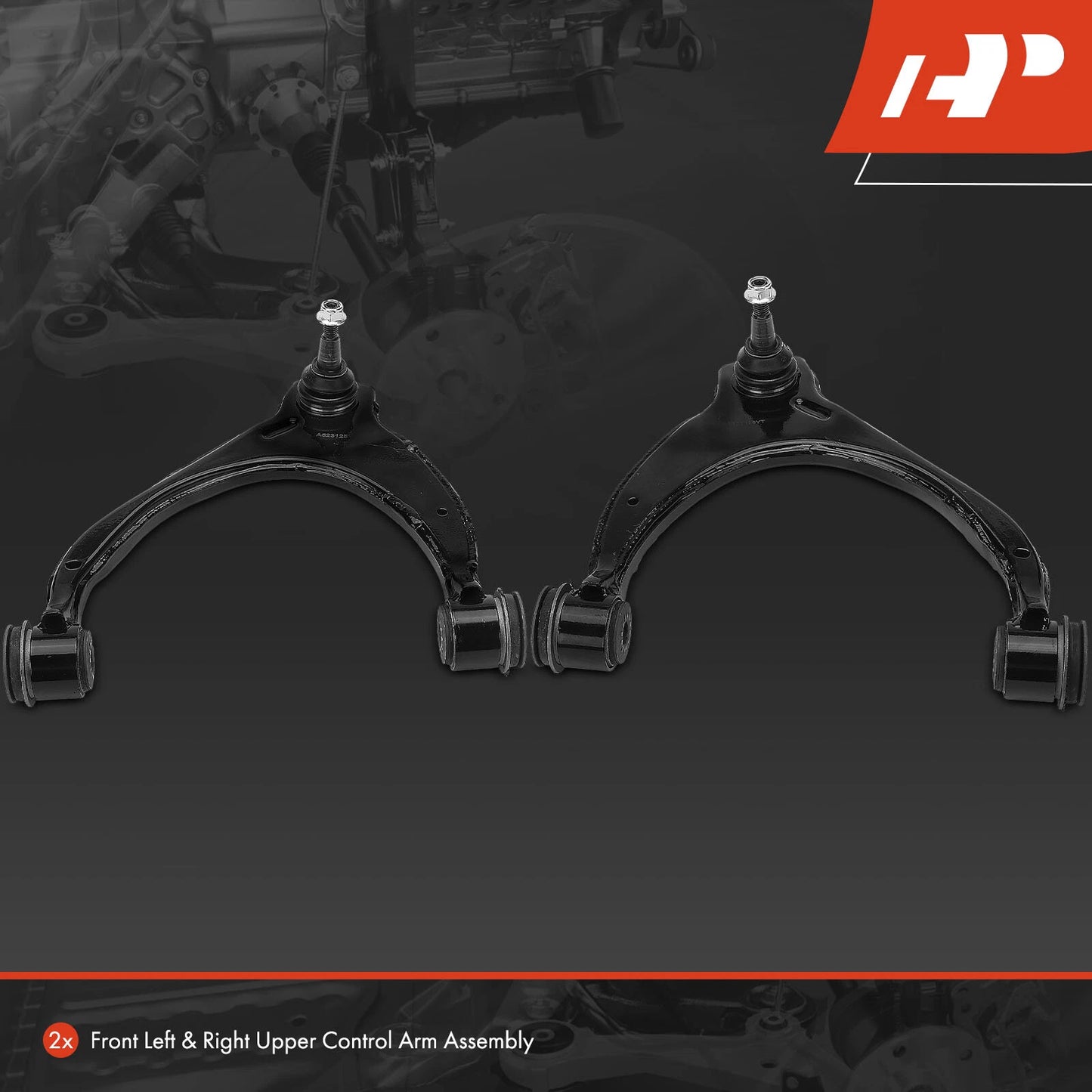 2X Front Upper Control Arm Ball Joint for Chevy Silverado 1500 (2007–2018)